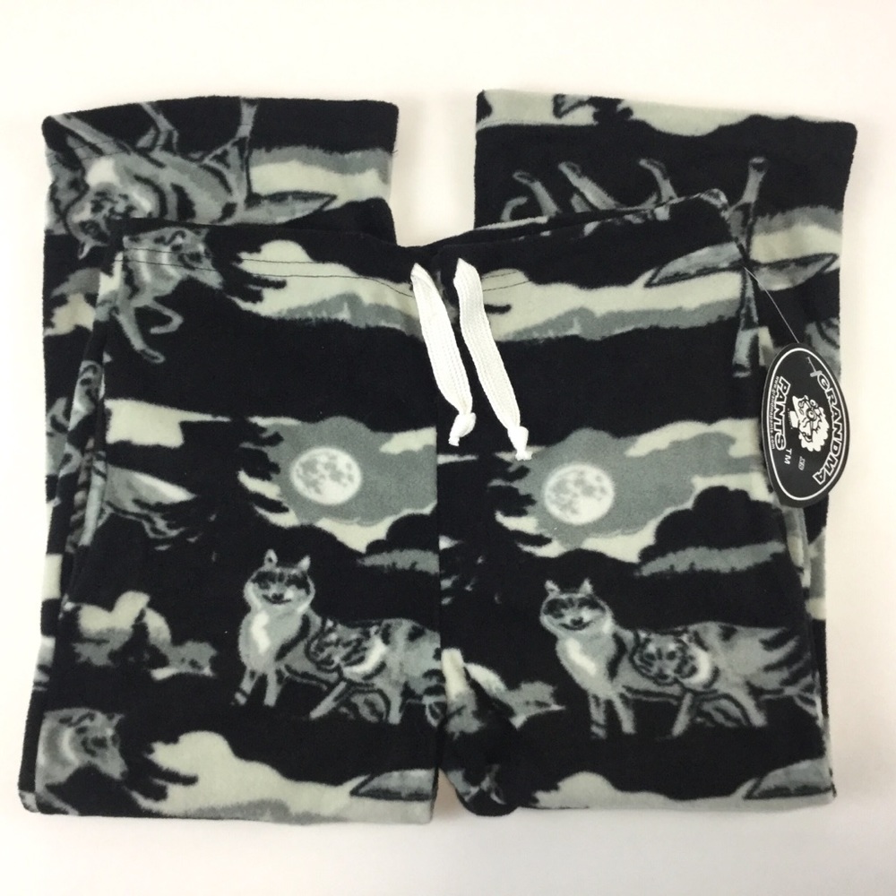 🍃 Wolf Fleece Grandma Pants X-Small pajama